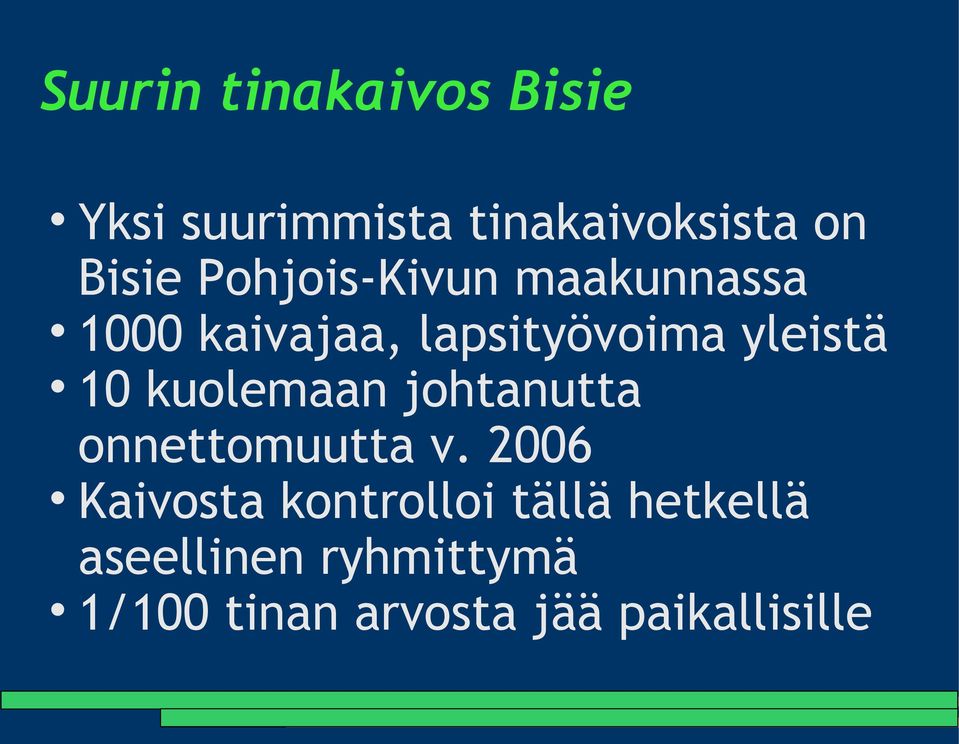 kuolemaan johtanutta onnettomuutta v.