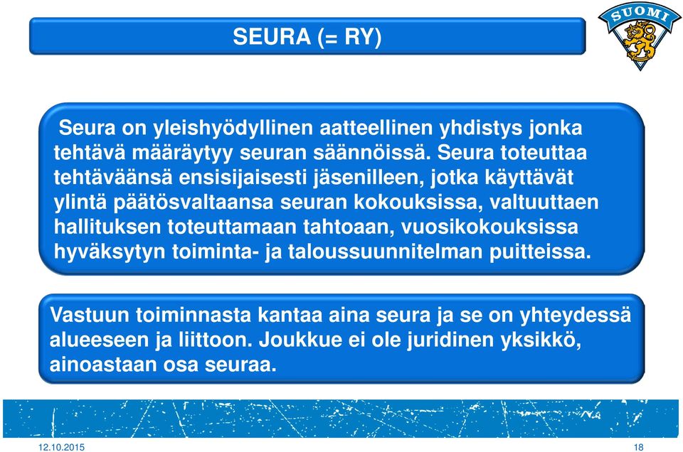 valtuuttaen hallituksen toteuttamaan tahtoaan, vuosikokouksissa hyväksytyn toiminta- ja taloussuunnitelman puitteissa.