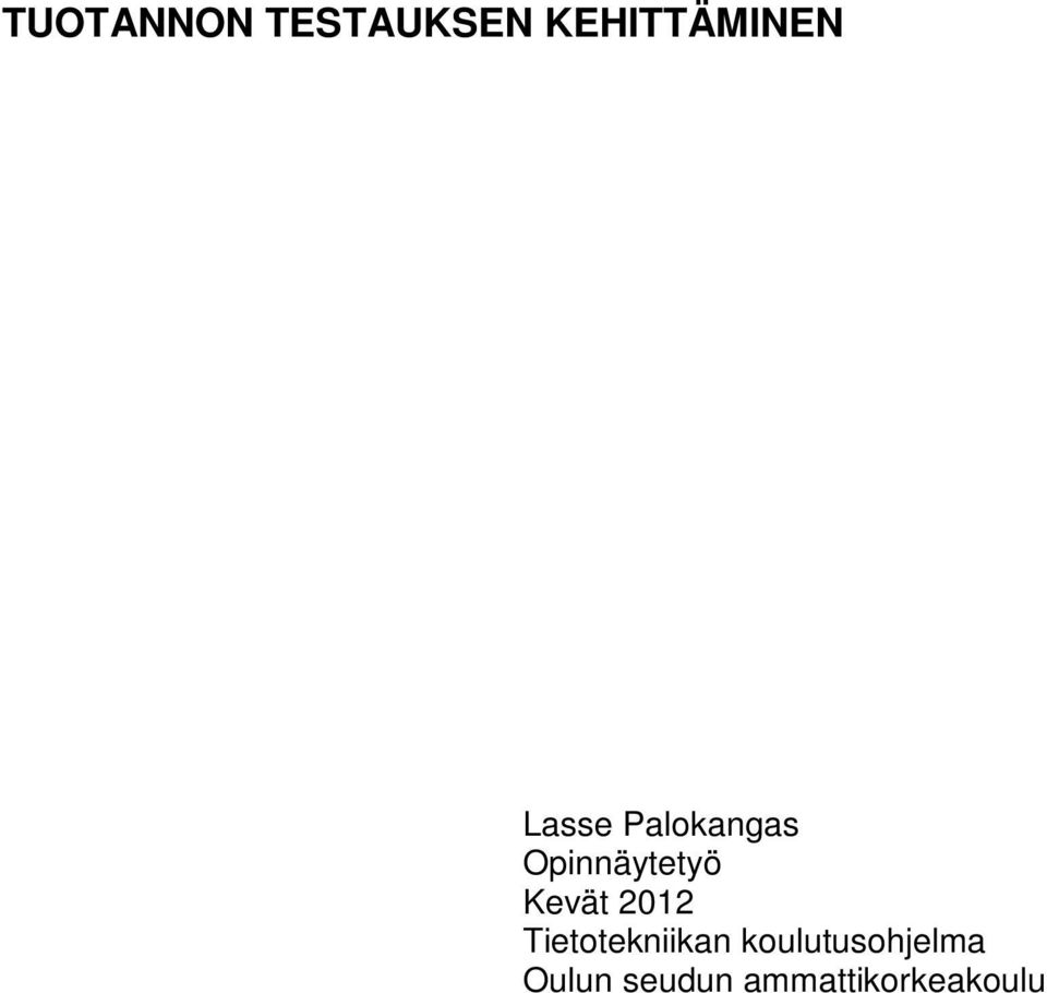 Kevät 2012 Tietotekniikan