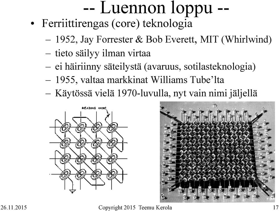 häiriinny säteilystä (avaruus, sotilasteknologia) 1955, valtaa markkinat