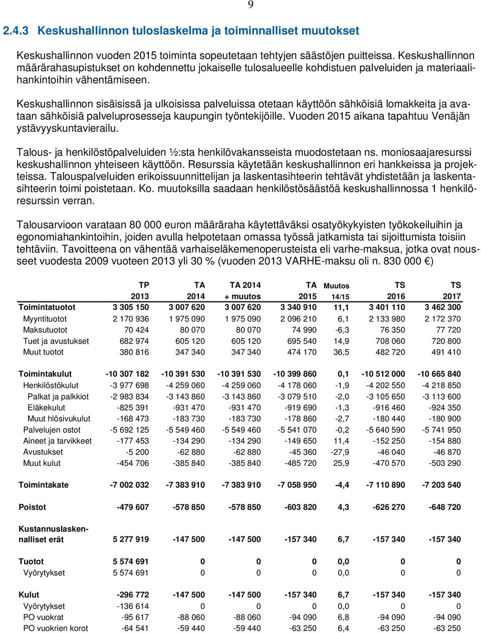 Keskushallinnon sisäisissä ja ulkoisissa palveluissa otetaan käyttöön sähköisiä lomakkeita ja avataan sähköisiä palveluprosesseja kaupungin työntekijöille.