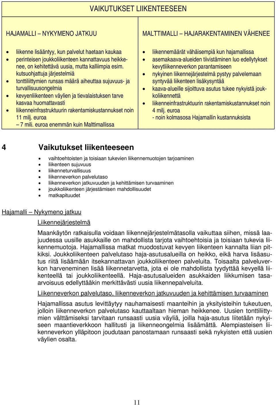 rakentamiskustannukset noin 11 milj. euroa 7 milj.