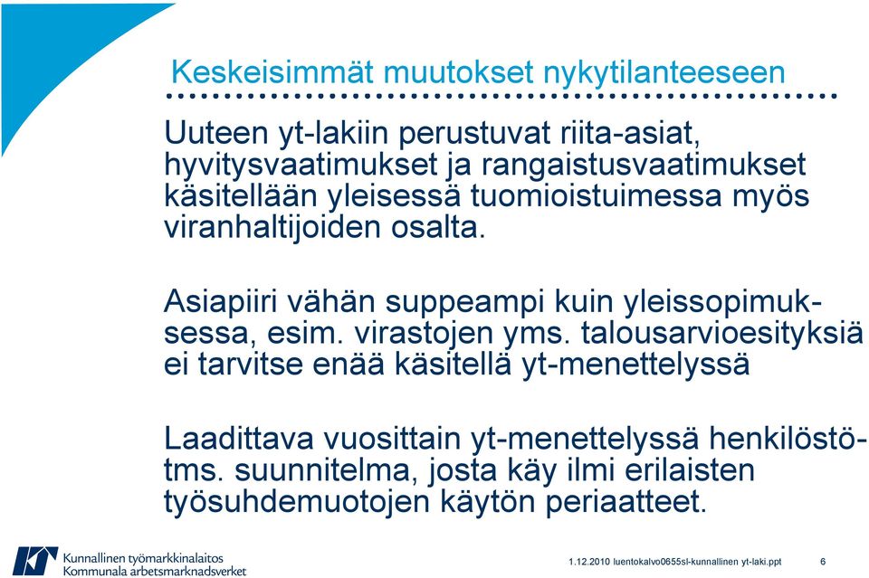 virastojen yms.