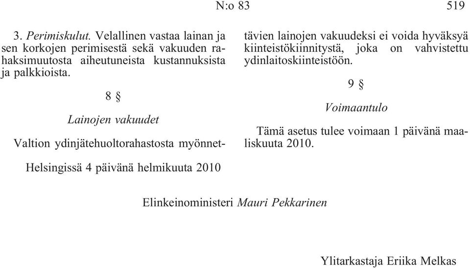 palkkioista.