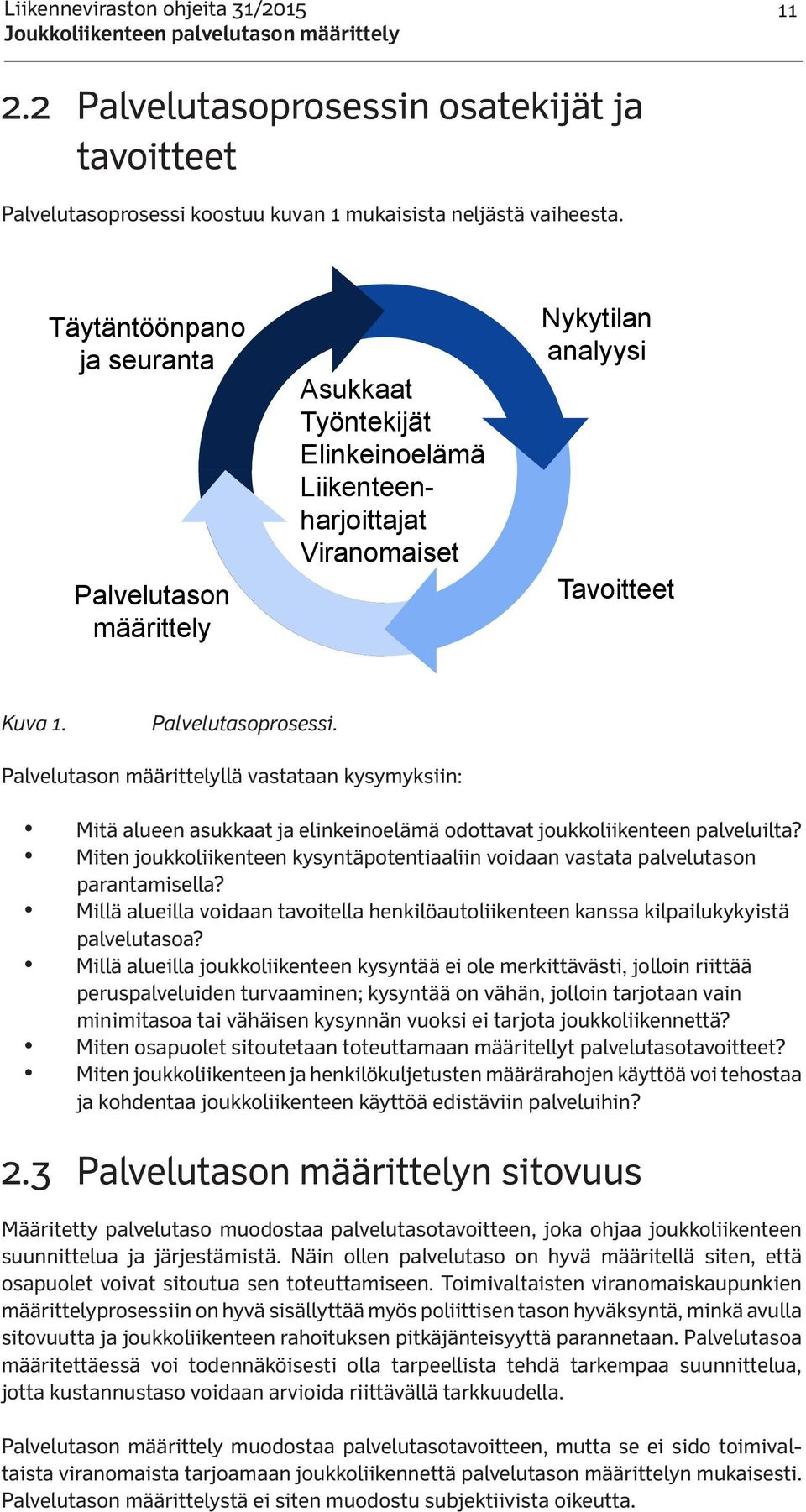 Palvelutason määrittelyllä vastataan kysymyksiin: Mitä alueen asukkaat ja elinkeinoelämä odottavat joukkoliikenteen palveluilta?