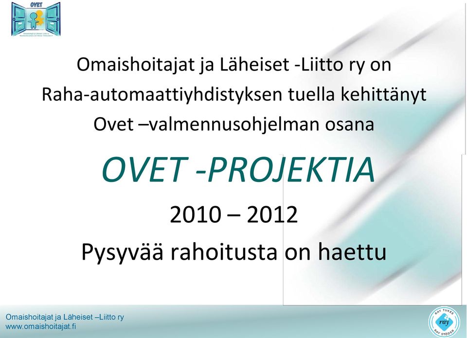 kehittänyt Ovet valmennusohjelman osana