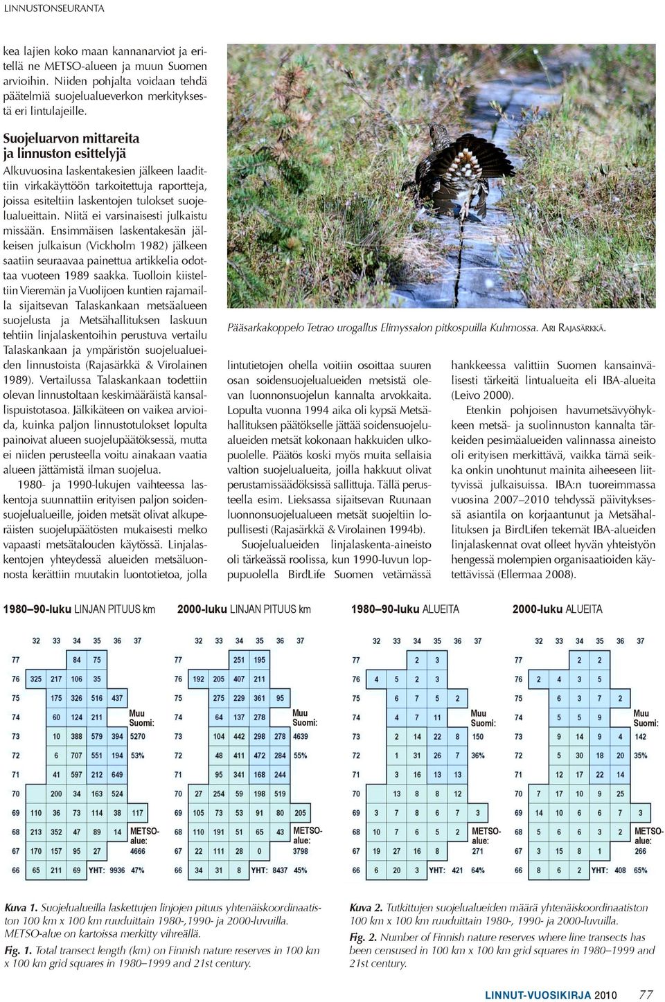 Niitä ei varsinaisesti julkaistu missään. Ensimmäisen laskentakesän jälkeisen julkaisun (Vickholm 1982) jälkeen saatiin seuraavaa painettua artikkelia odottaa vuoteen 1989 saakka.