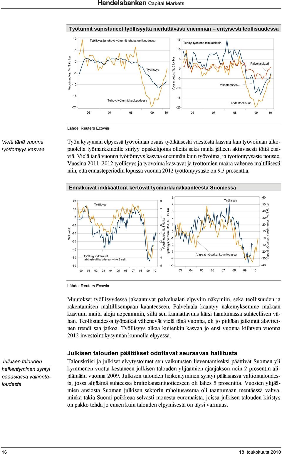 Vielä tänä vuonna työttömyys kasvaa enemmän kuin työvoima, ja työttömyysaste nousee.