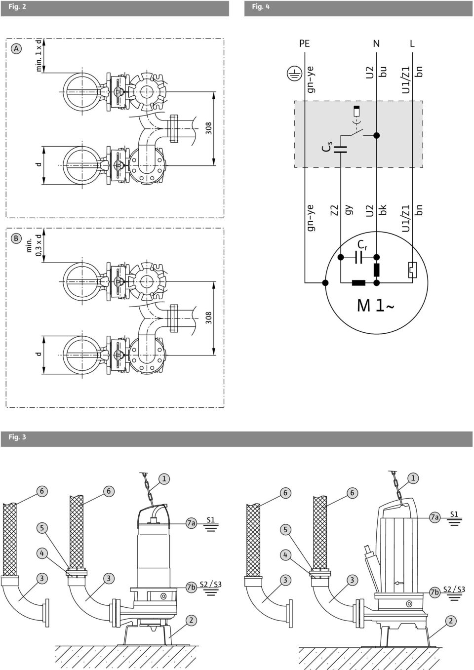 0,3 x d 308 Cs B gn-ye Z2 gy U2 bk C r U1/Z1 bn