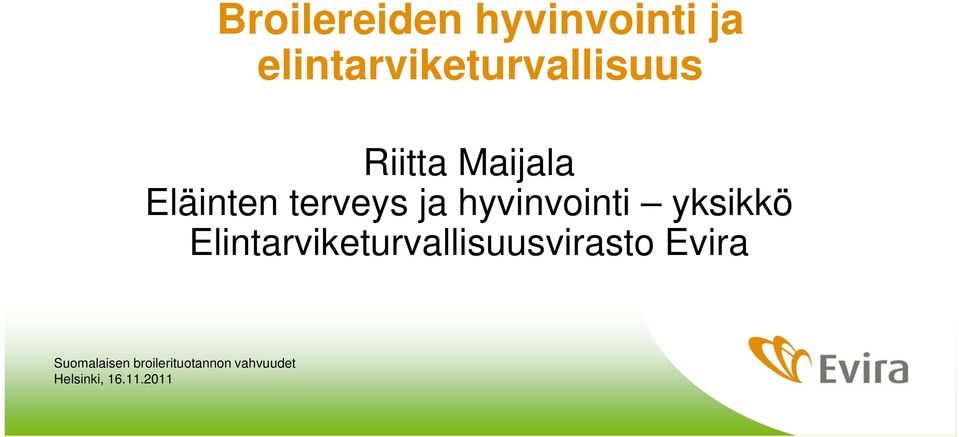 Maijala Eläinten terveys ja