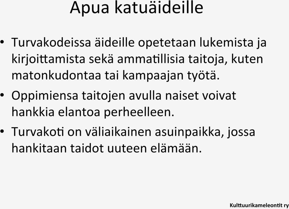kampaajan työtä.