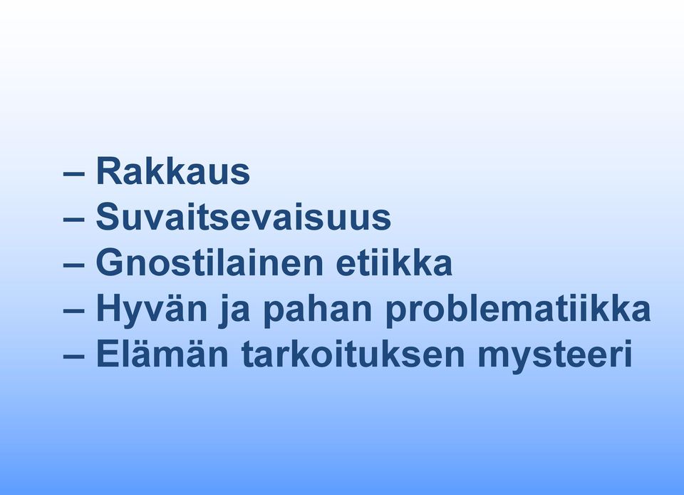 Hyvän ja pahan