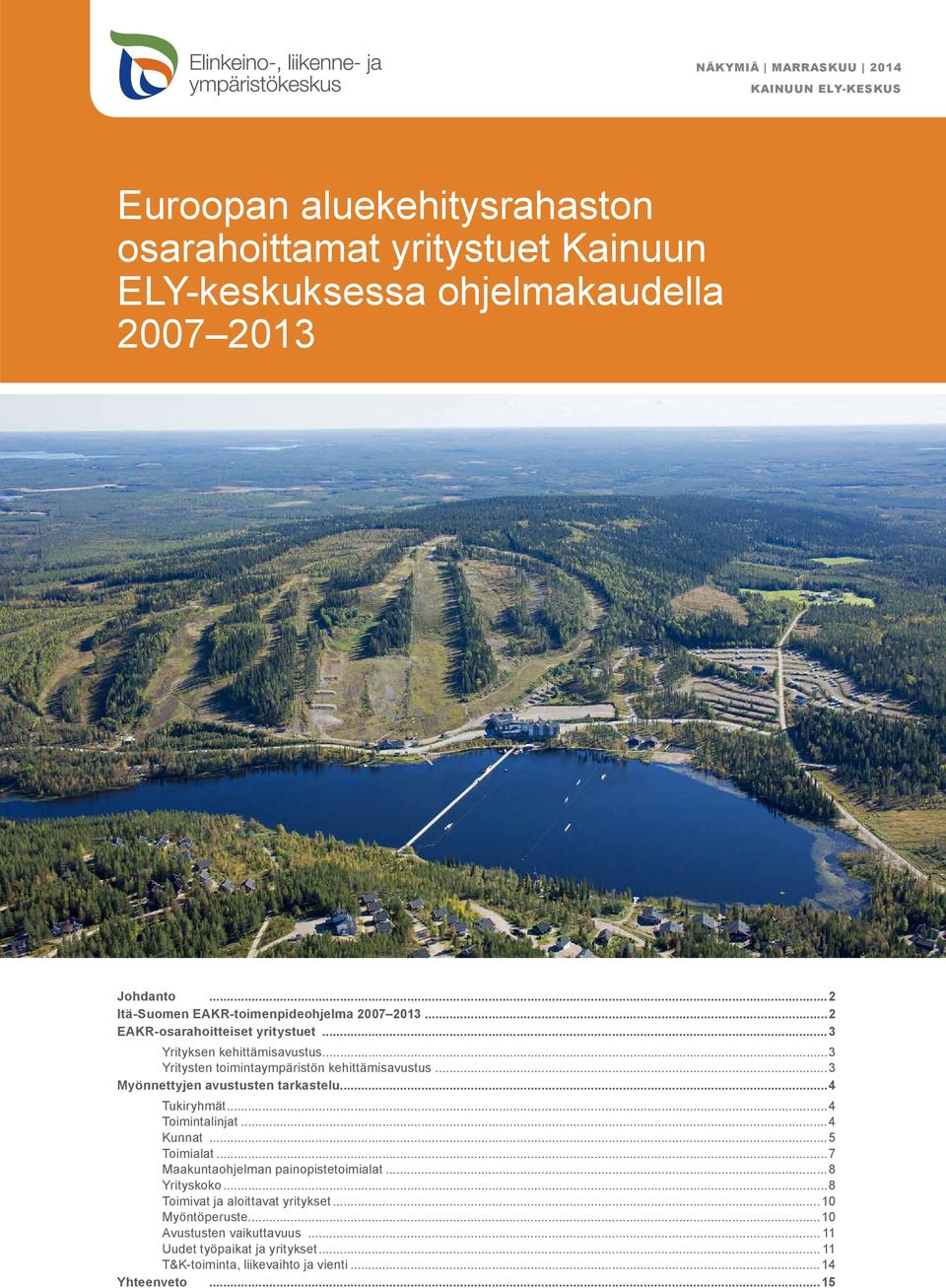 ..3 Myönnettyjen avustusten tarkastelu...4 Tukiryhmät...4 Toimintalinjat...4 Kunnat...5 Toimialat...7 Maakuntaohjelman painopistetoimialat...8 Yrityskoko.