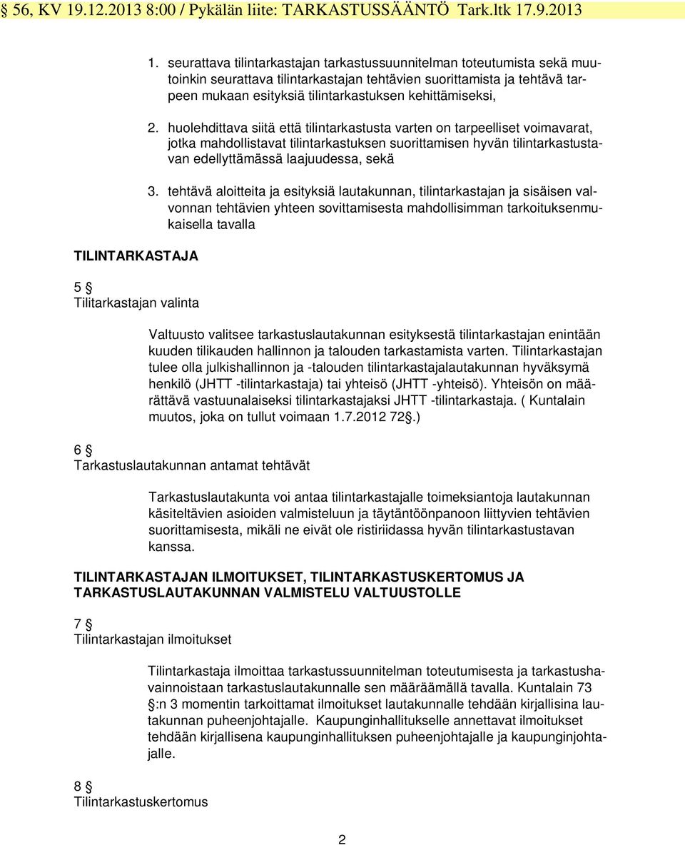 kehittämiseksi, 2.