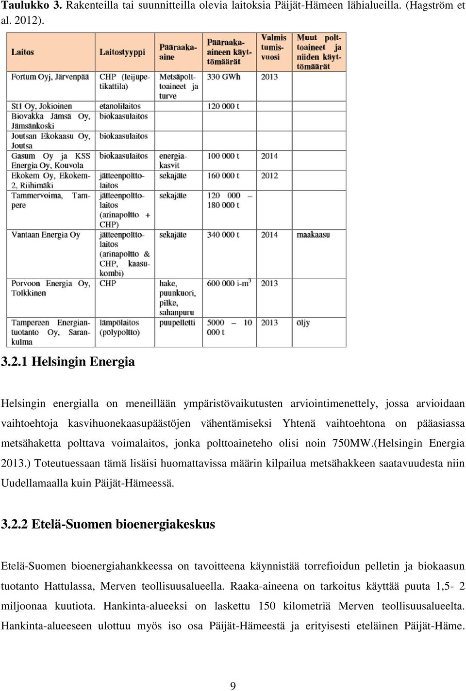 pääasiassa metsähaketta polttava voimalaitos, jonka polttoaineteho olisi noin 750MW.(Helsingin Energia 2013.