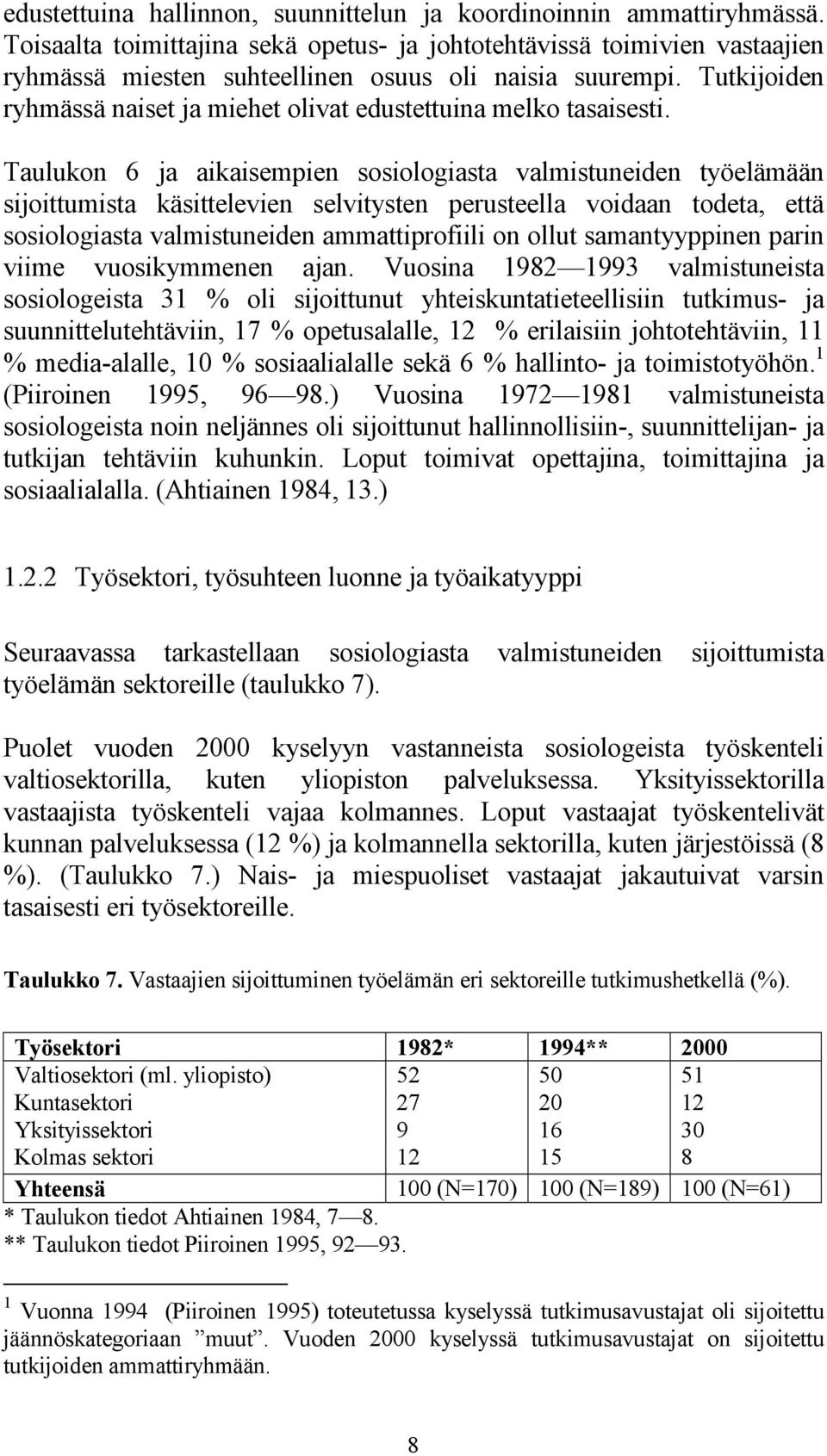 Tutkijoiden ryhmässä naiset ja miehet olivat edustettuina melko tasaisesti.