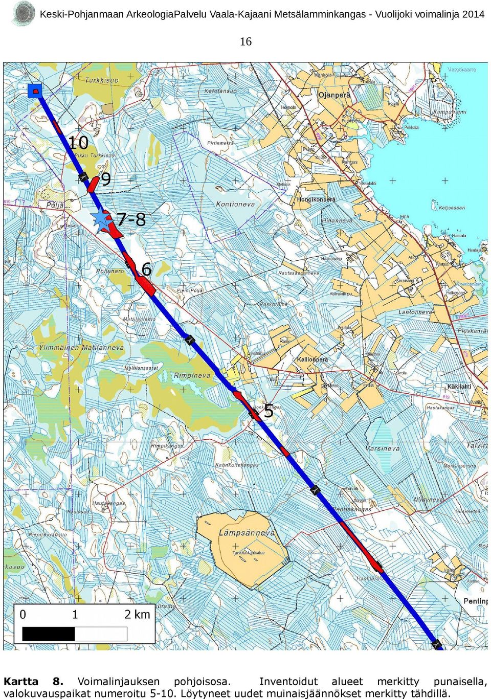 valokuvauspaikat numeroitu 5-10.