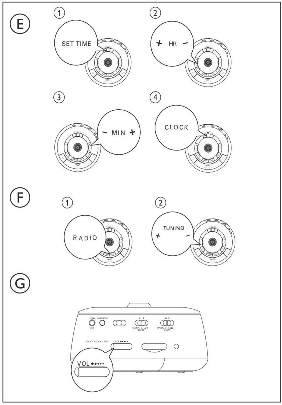 JECION E CLOCK P RO JECION CAN E A L 2 E A L 2 E I ME R AD IO E I ME R AD IO CLOCK E PROJEC ION E E IME RA DI O L EE P L EE P M IN M IN LEE P M IN