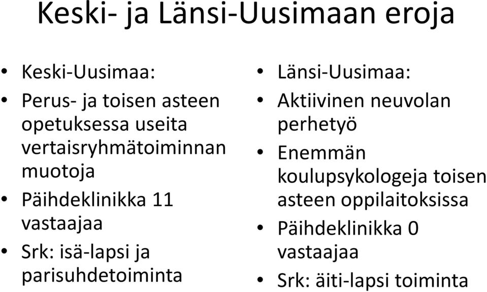 parisuhdetoiminta Länsi-Uusimaa: Aktiivinen neuvolan perhetyö Enemmän