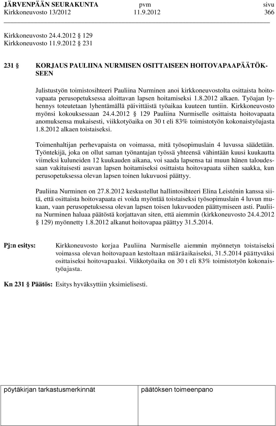 Kirkkoneuvosto 11.9.