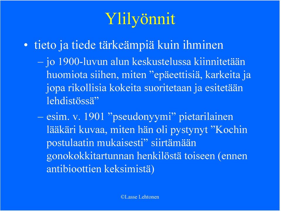 lehdistössä esim. v.