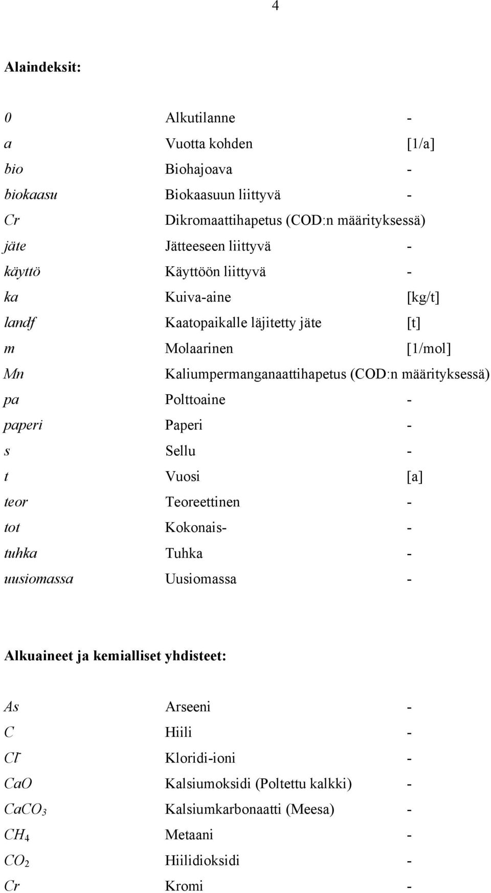 määrityksessä) pa Polttoaine - paperi Paperi - s Sellu - t Vuosi [a] teor Teoreettinen - tot Kokonais- - tuhka Tuhka - uusiomassa Uusiomassa - Alkuaineet ja