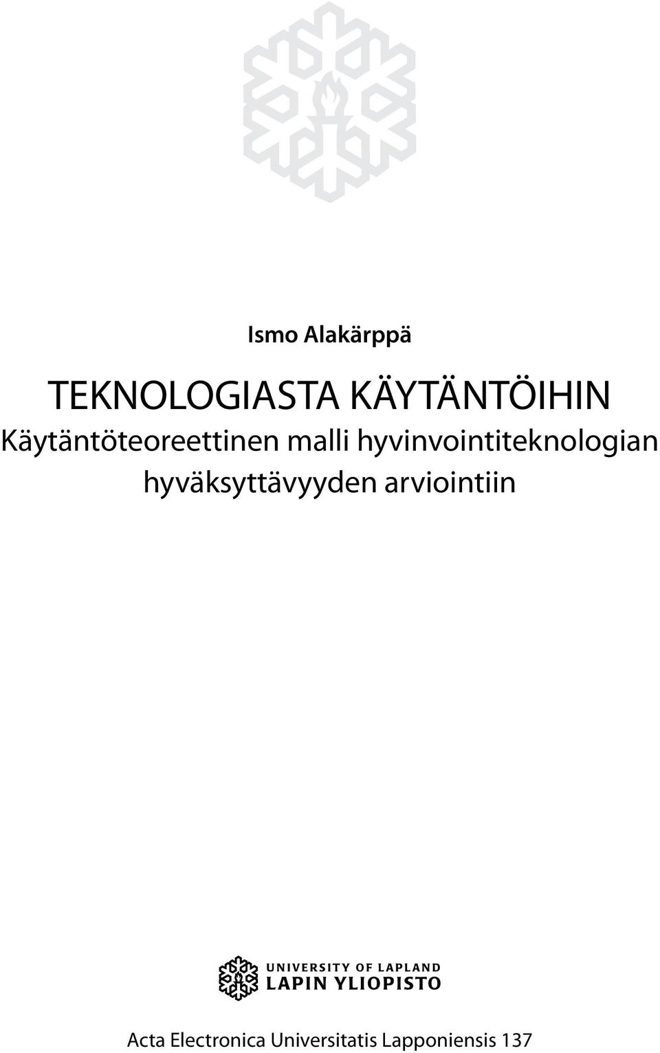 hyvinvointiteknologian hyväksyttävyyden