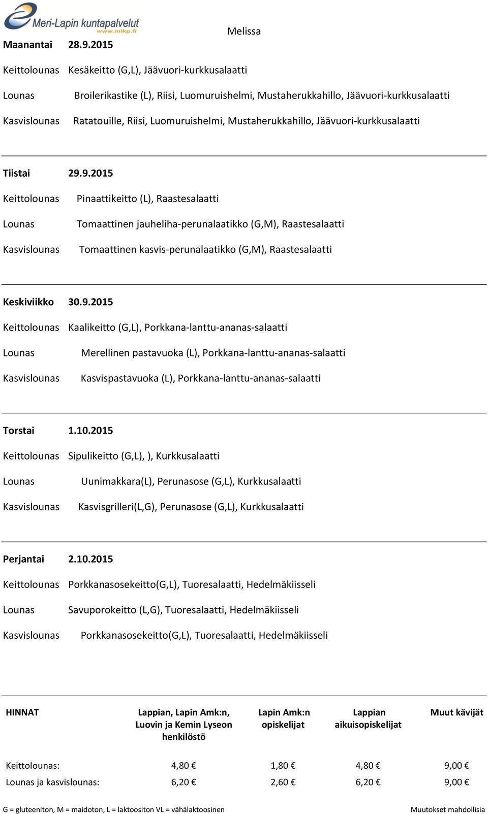 Jäävuori-kurkkusalaatti Tiistai 29.