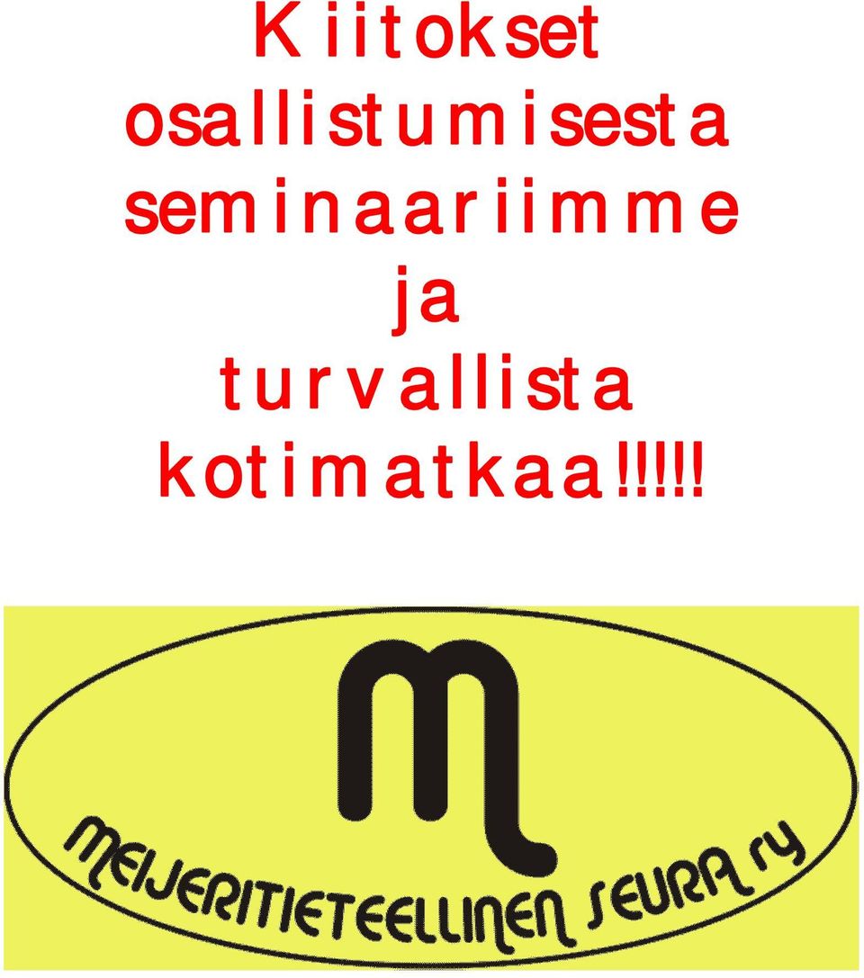 seminaariimme ja