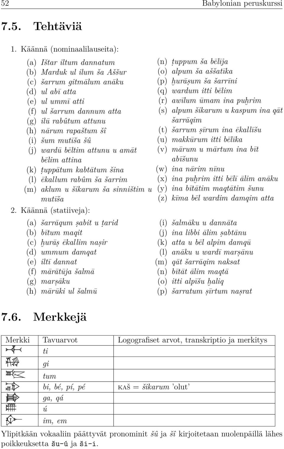 rapaštum šî (i) šum mutīša šû (j) wardū bēltim attunu u amāt bēlim attina (k) ṭuppātum kabtātum šina (l) ēkallum rabûm ša šarrim (m) aklum u šikarum ša sinništim u mutīša 2.