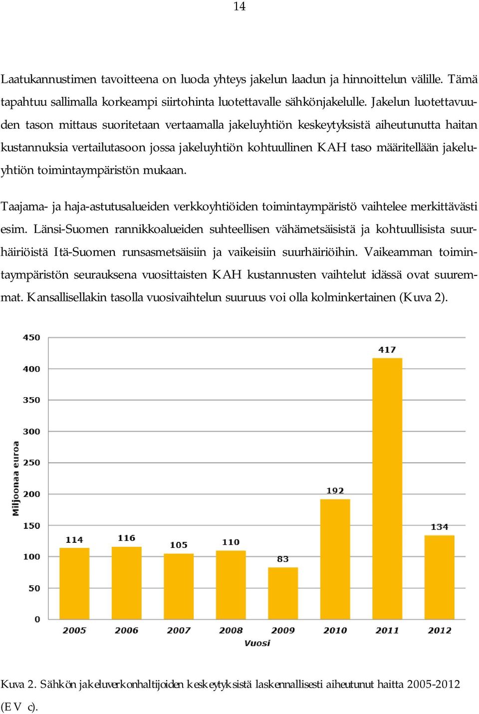 jakeluyhtiön toimintaympäristön mukaan. Taajama- ja haja-astutusalueiden verkkoyhtiöiden toimintaympäristö vaihtelee merkittävästi esim.