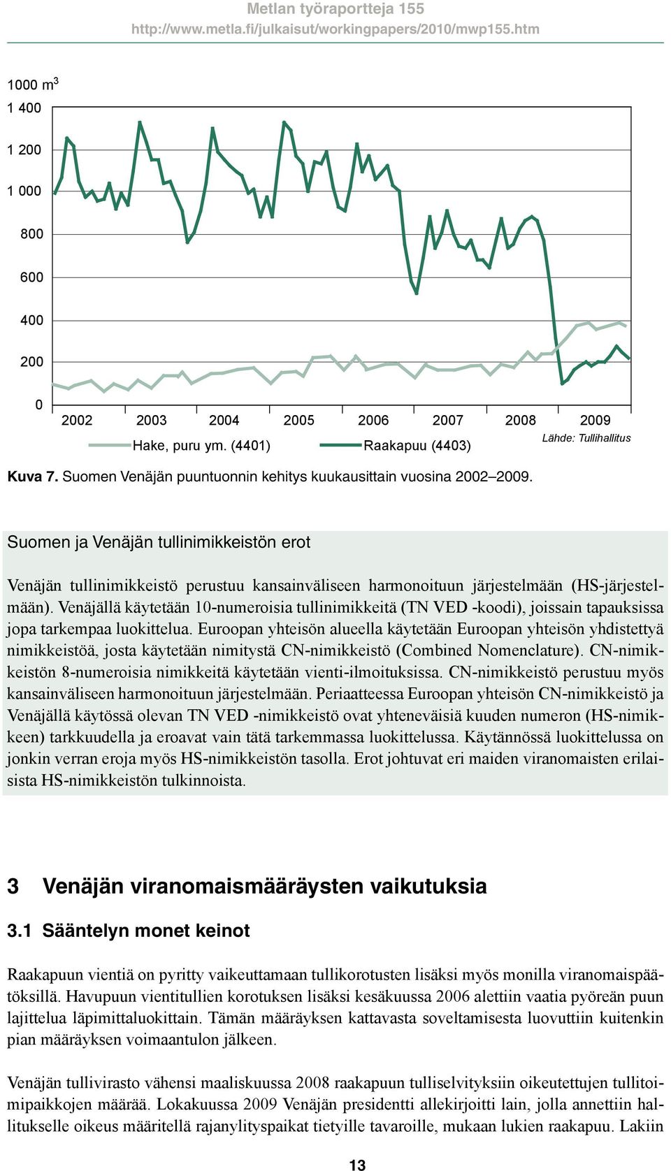 Suomen ja Venäjän tullinimikkeistön erot Venäjän tullinimikkeistö perustuu kansainväliseen harmonoituun järjestelmään (HS-järjestelmään).