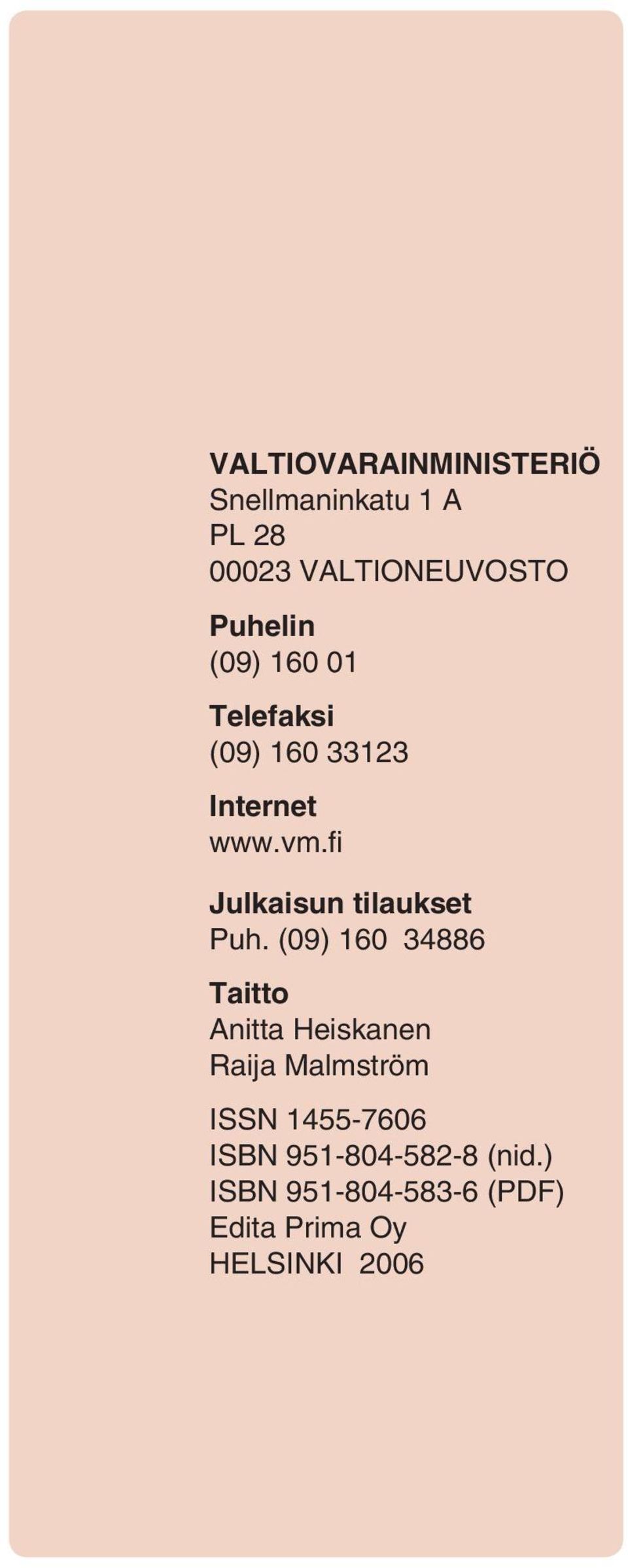 fi Julkaisun tilaukset Puh.