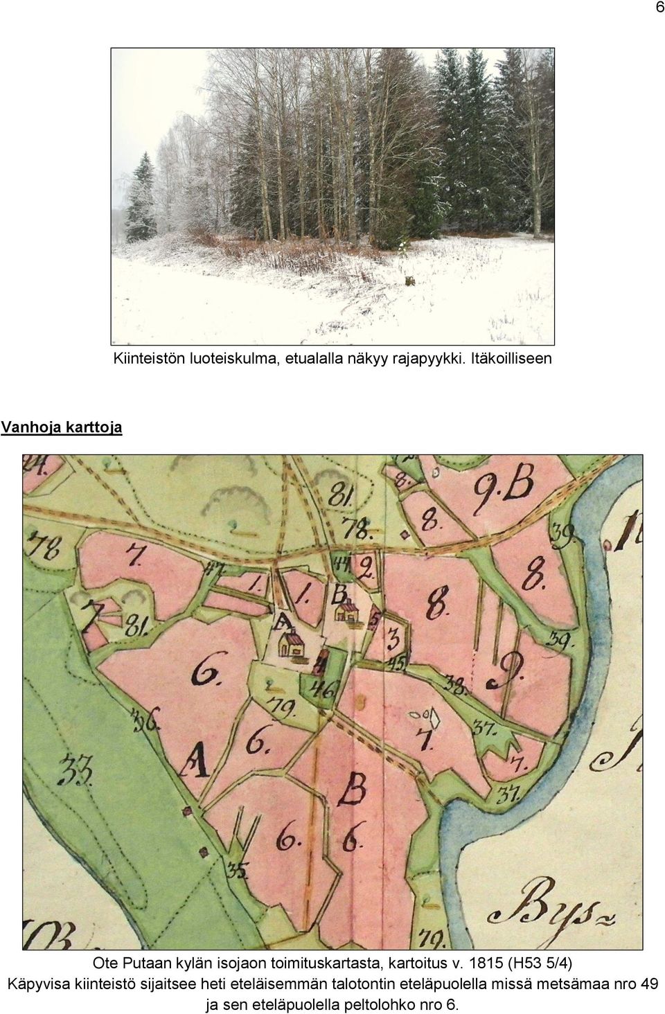 toimituskartasta, kartoitus v.