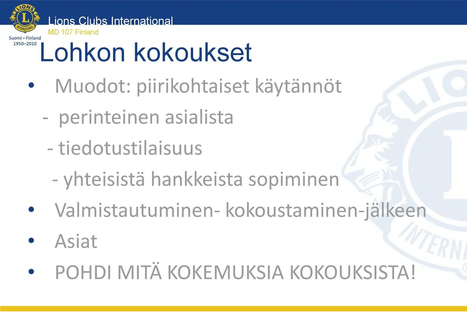 tiedotustilaisuus - yhteisistä hankkeista sopiminen