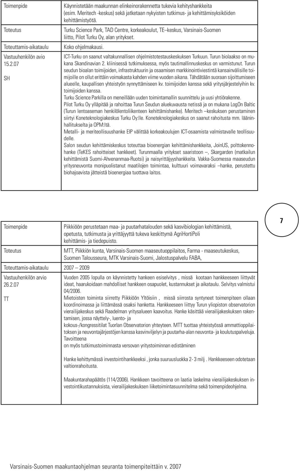 ICT-Turku on saanut valtakunnallisen ohjelmistotestauskeskuksen Turkuun. Turun biolaakso on mukana Skandinavian 2. kliinisessä tutkimuksessa, myös tautimallinnuskeskus on varmistunut.