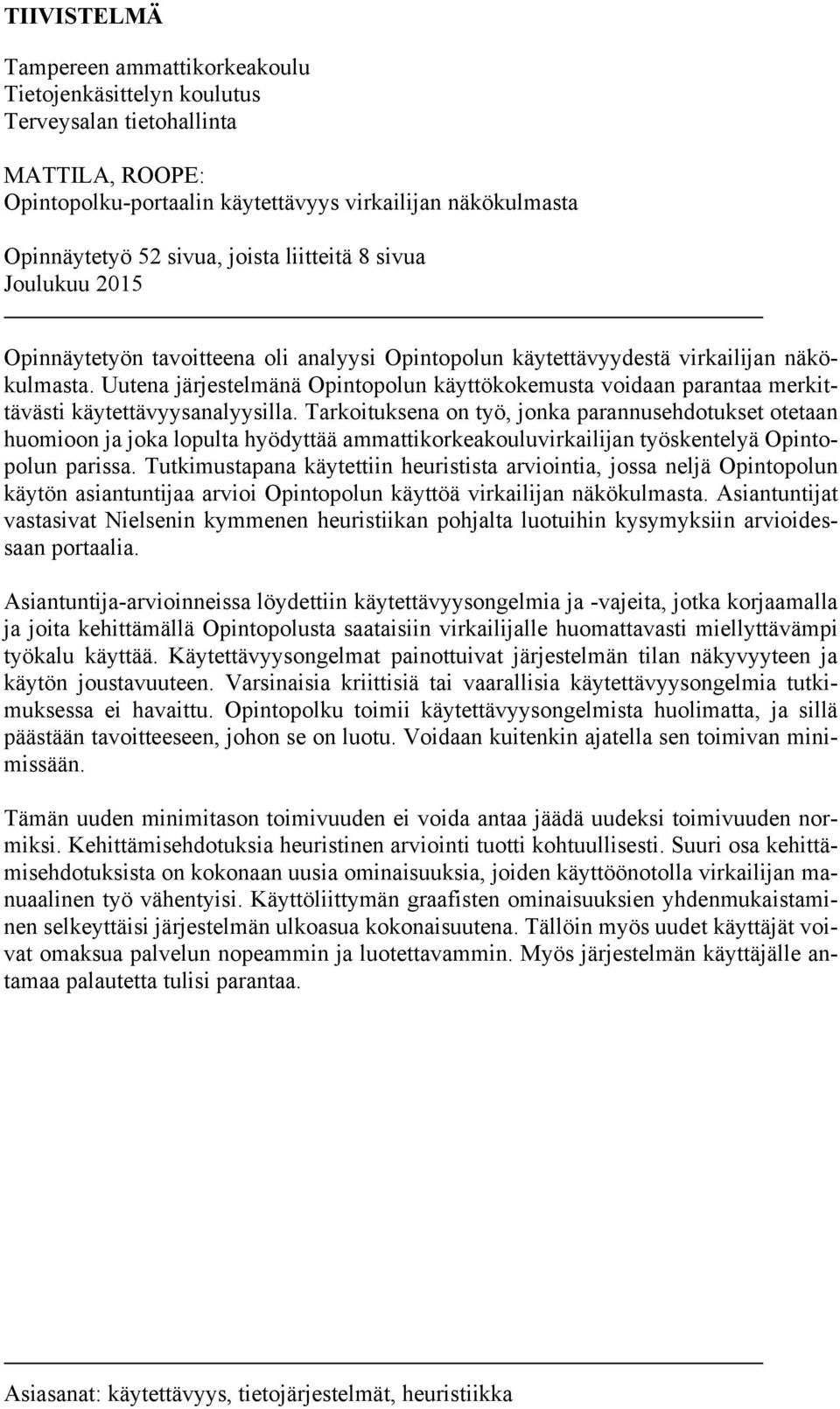 Opintopolku psykologia