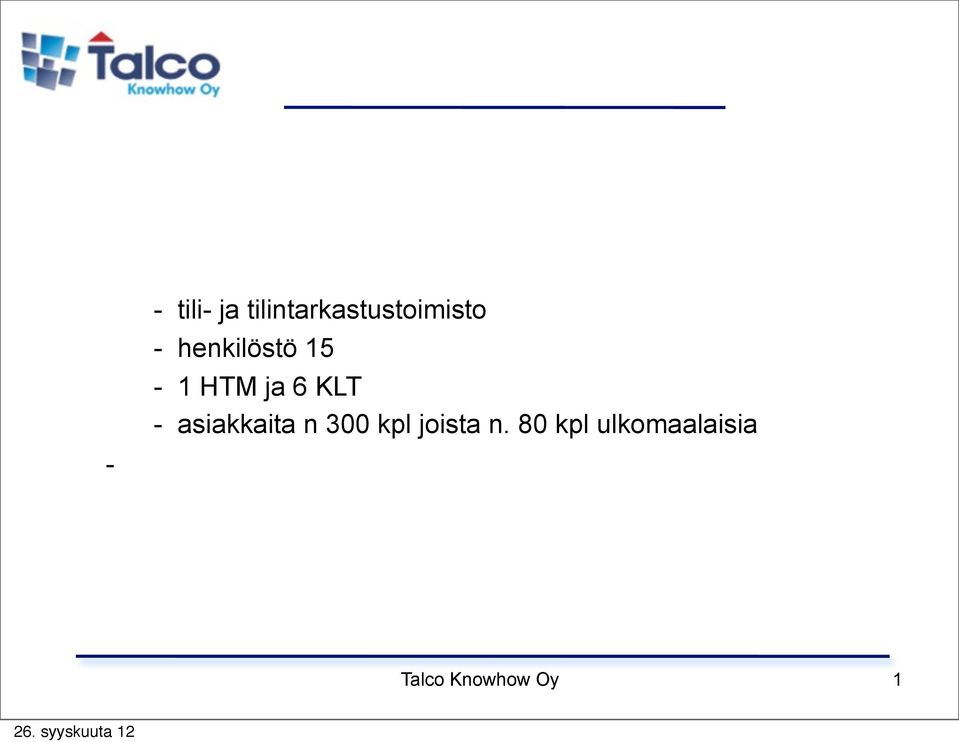 henkilöstö 15-1 HTM ja 6 KLT -