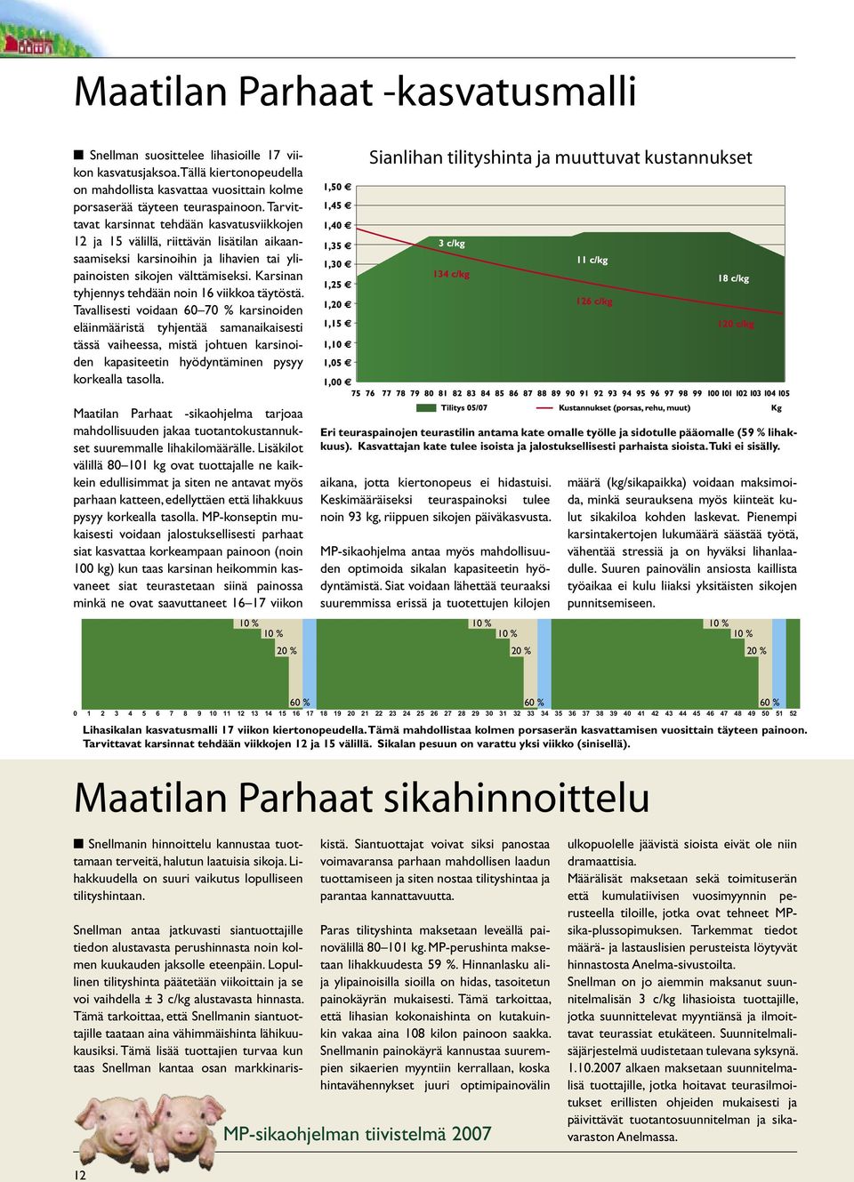Karsinan tyhjennys tehdään noin 16 viikkoa täytöstä.