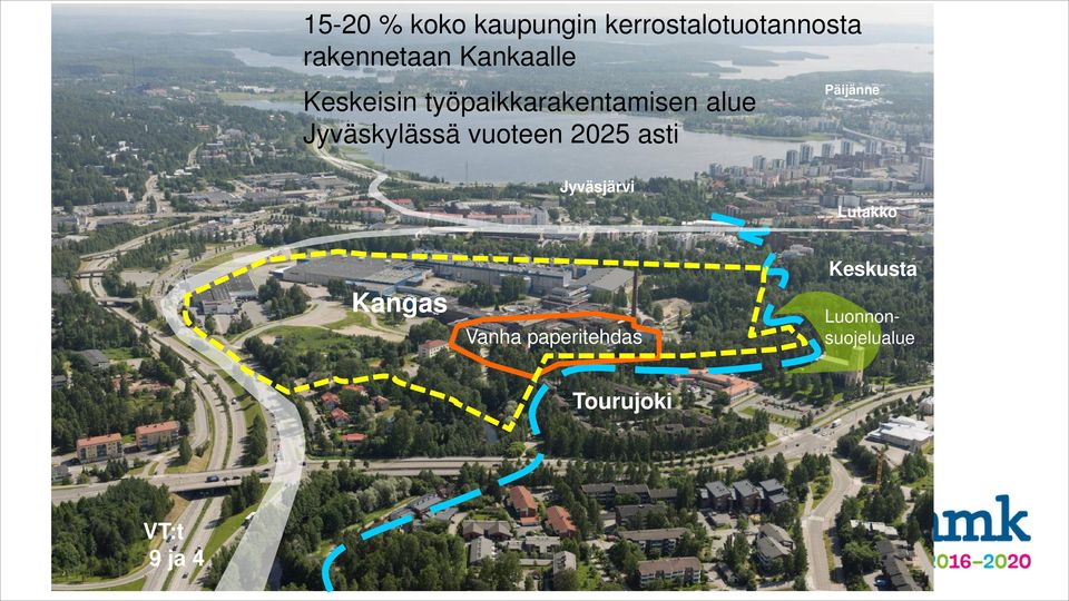 vuoteen 2025 asti Päijänne Jyväsjärvi Lutakko Kangas Vanha