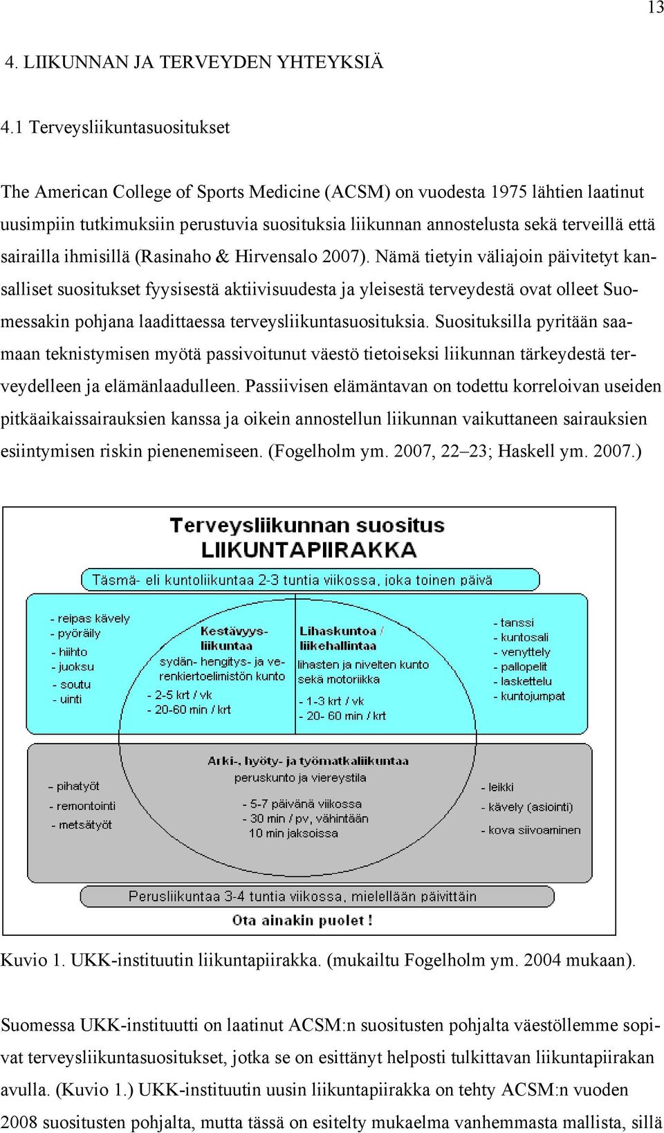 sairailla ihmisillä (Rasinaho & Hirvensalo 2007).