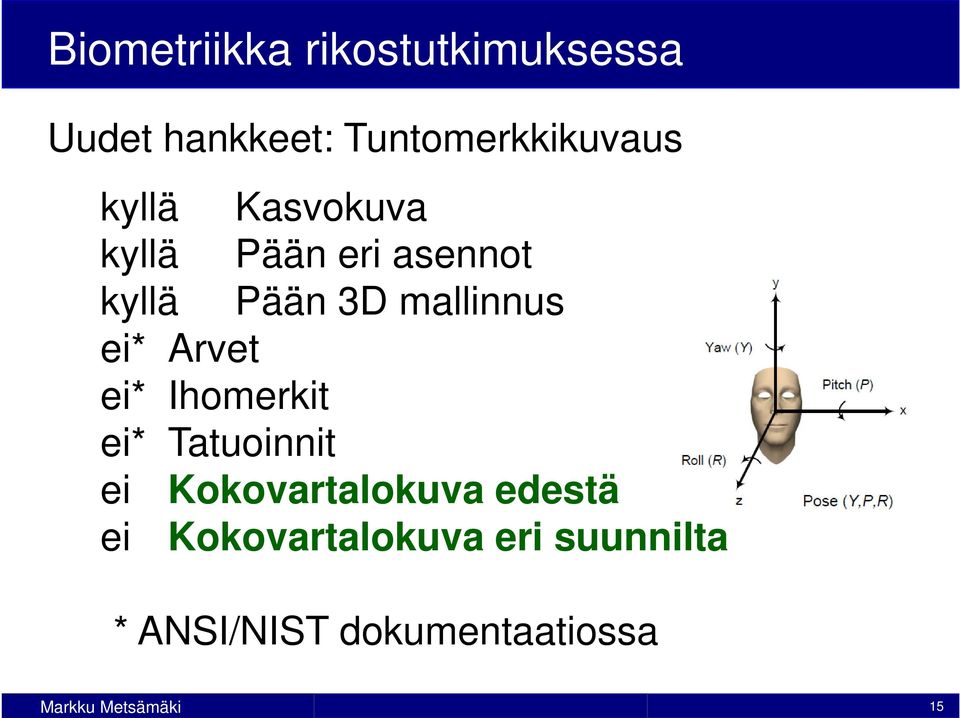 Pään 3D mallinnus ei* Arvet ei* Ihomerkit ei* Tatuoinnit ei