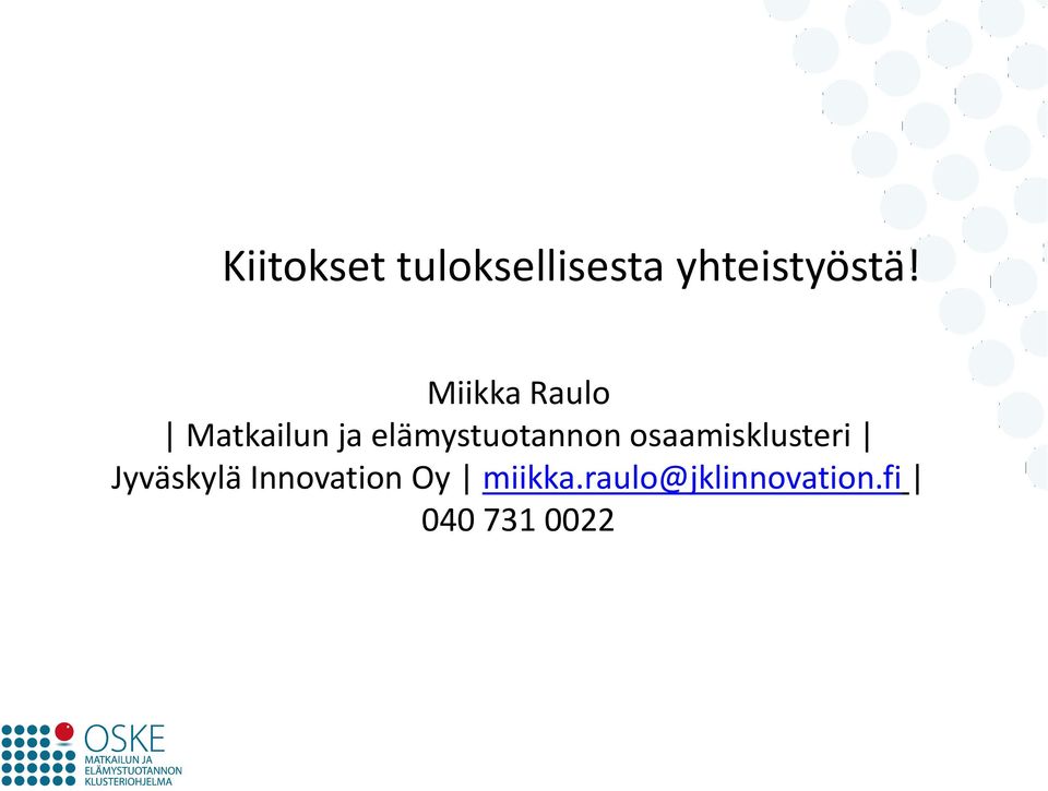 elämystuotannon osaamisklusteri