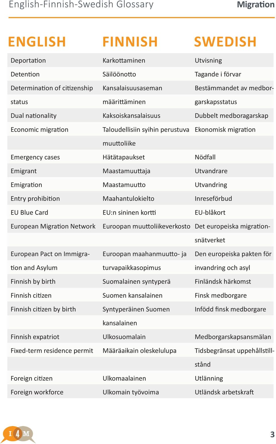 Kansalaisuusaseman määrittäminen Kaksoiskansalaisuus Taloudellisiin syihin perustuva muuttoliike Hätätapaukset Maastamuuttaja Maastamuutto Maahantulokielto EU:n sininen kortti Euroopan