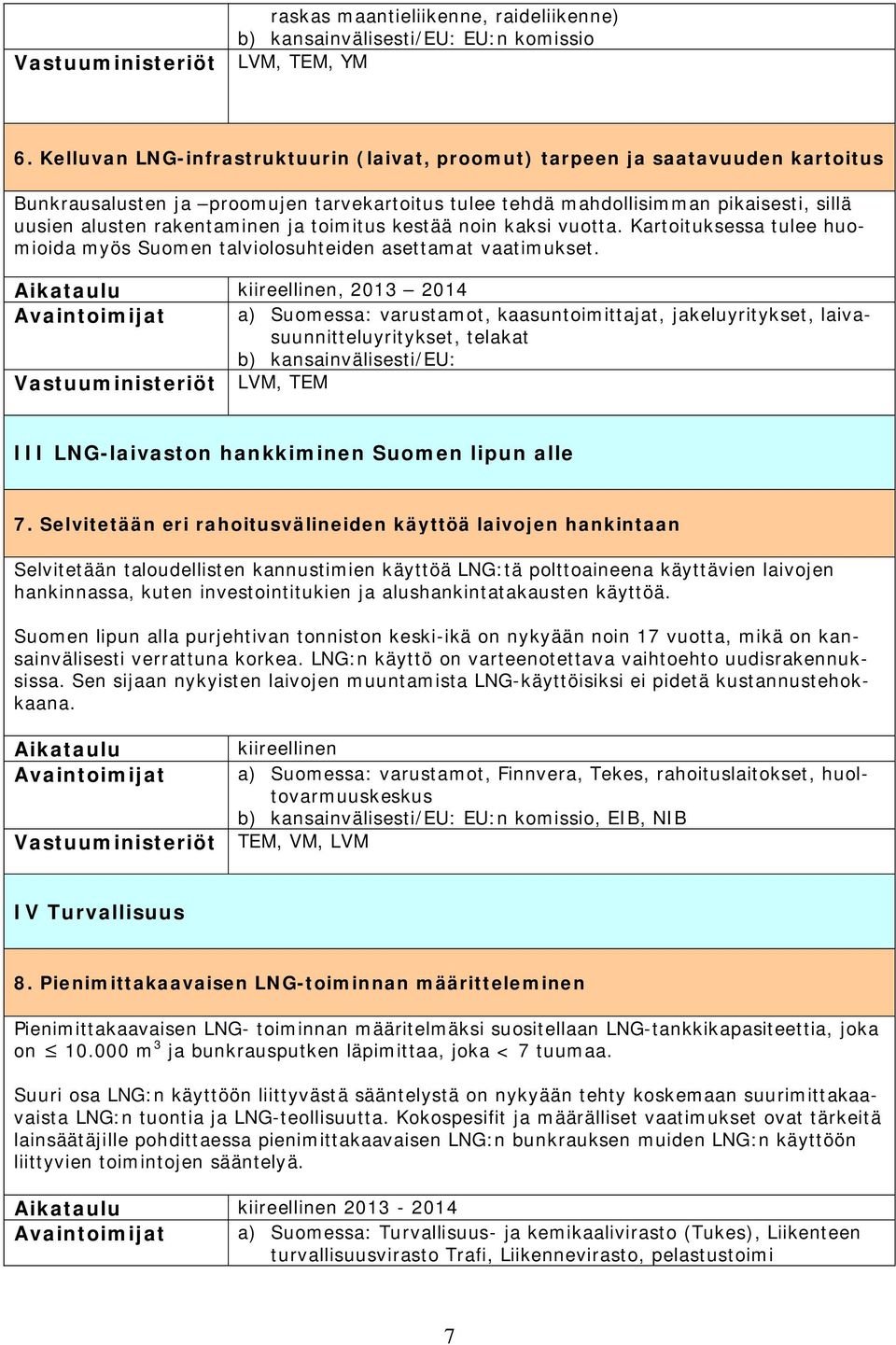 ja toimitus kestää noin kaksi vuotta. Kartoituksessa tulee huomioida myös Suomen talviolosuhteiden asettamat vaatimukset.