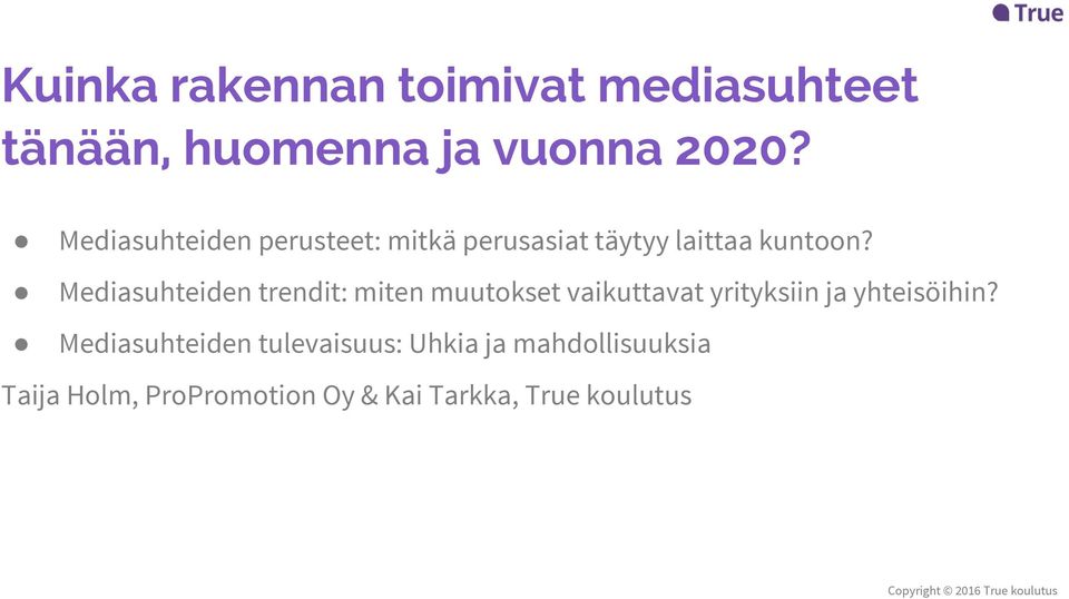 Mediasuhteiden trendit: miten muutokset vaikuttavat yrityksiin ja yhteisöihin?