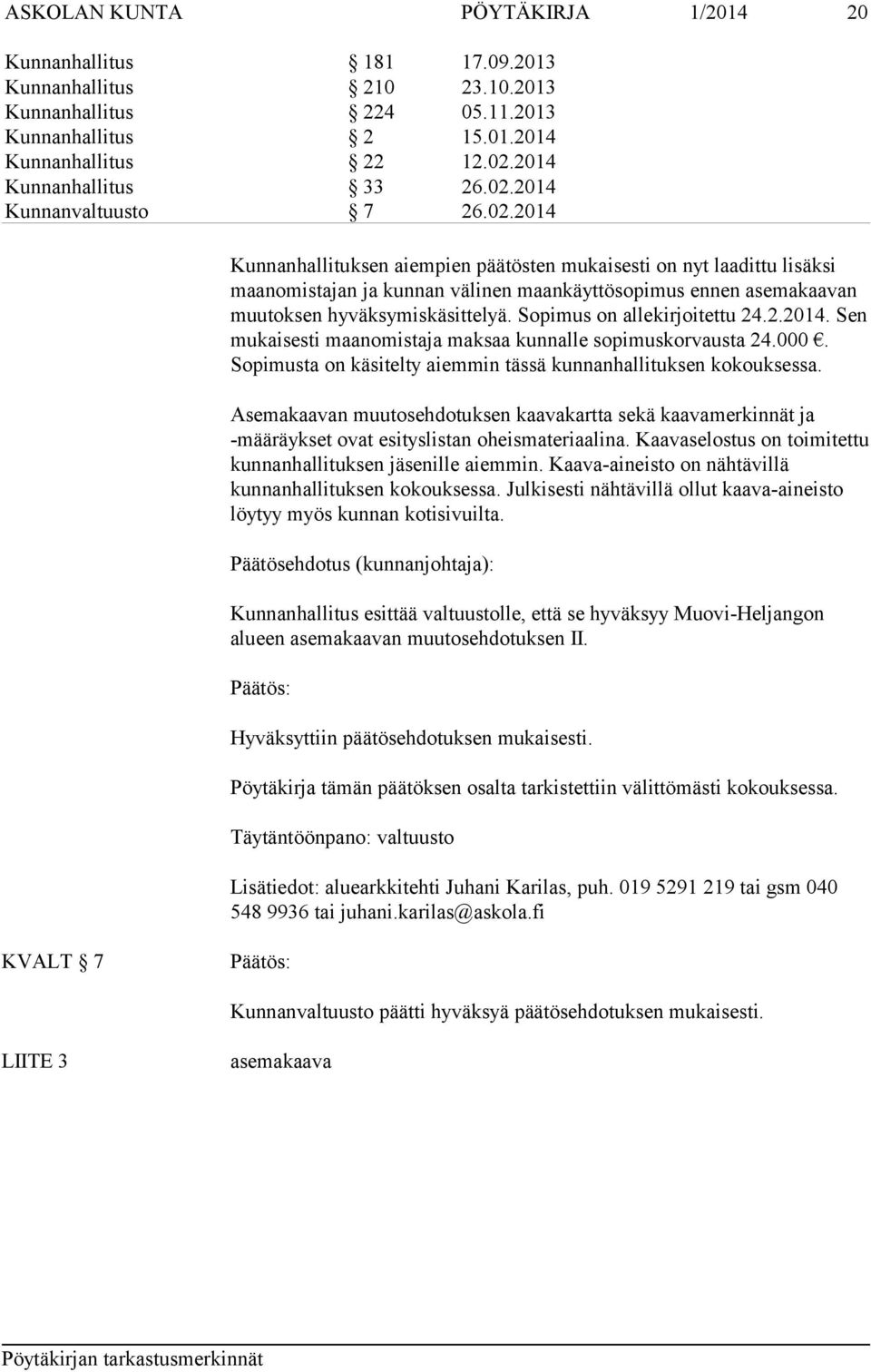 2014 Kunnanvaltuusto 7 26.02.