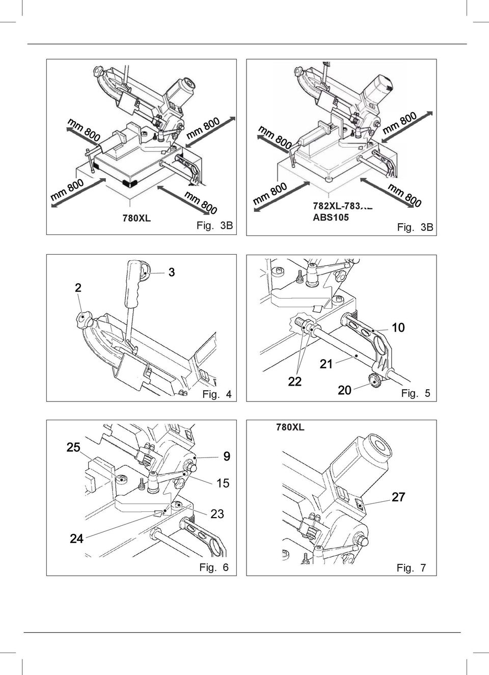 ABS105 mm 800 Fig. 3B 2 3 10 21 22 Fig.