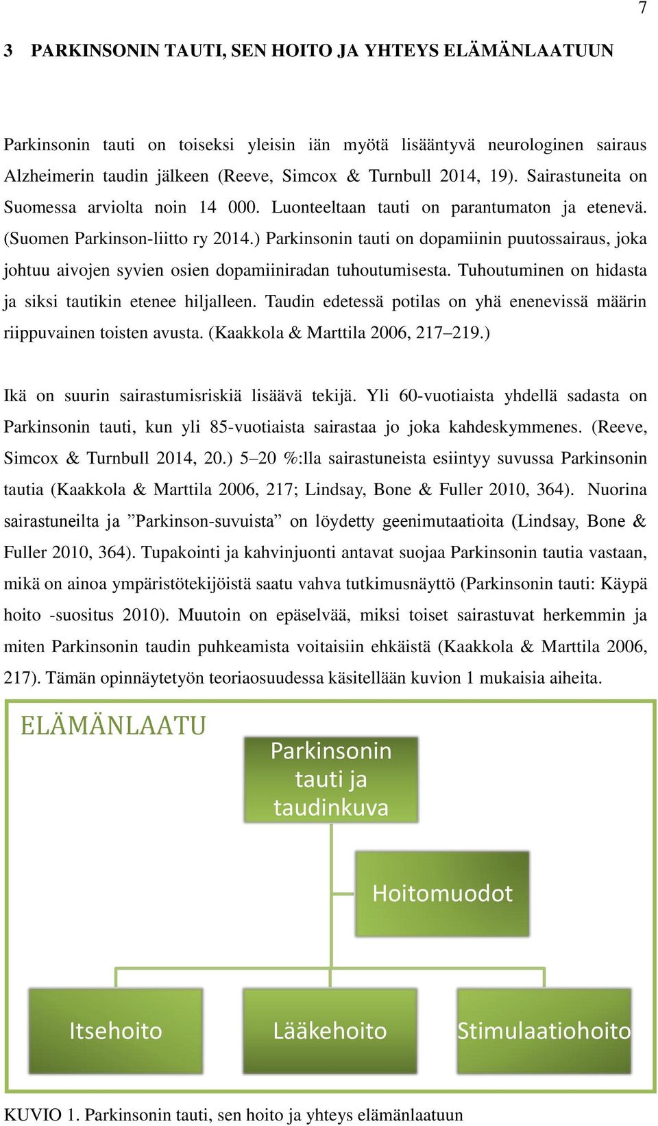 ) Parkinsonin tauti on dopamiinin puutossairaus, joka johtuu aivojen syvien osien dopamiiniradan tuhoutumisesta. Tuhoutuminen on hidasta ja siksi tautikin etenee hiljalleen.