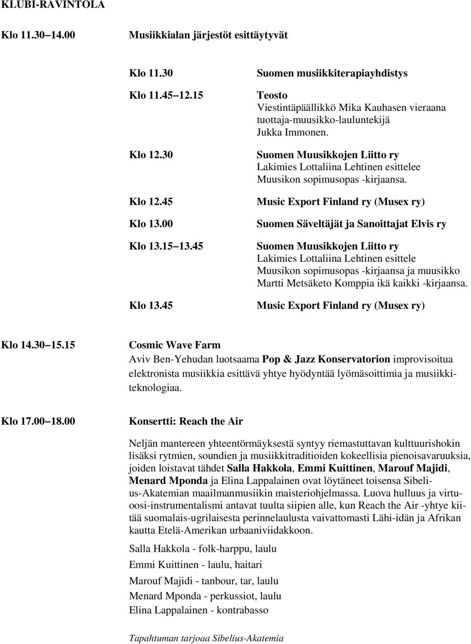 Suomen Muusikkojen Liitto ry Lakimies Lottaliina Lehtinen esittelee Muusikon sopimusopas -kirjaansa.